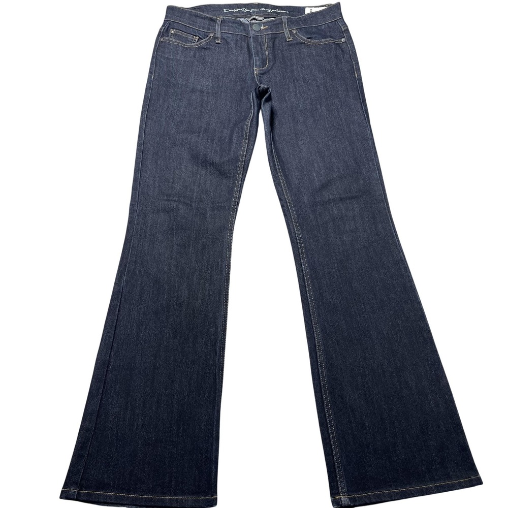 Buffalo David Bitton Landis Jeans Women 30x33 Blue Dark Wash Bootcut Denim Pants